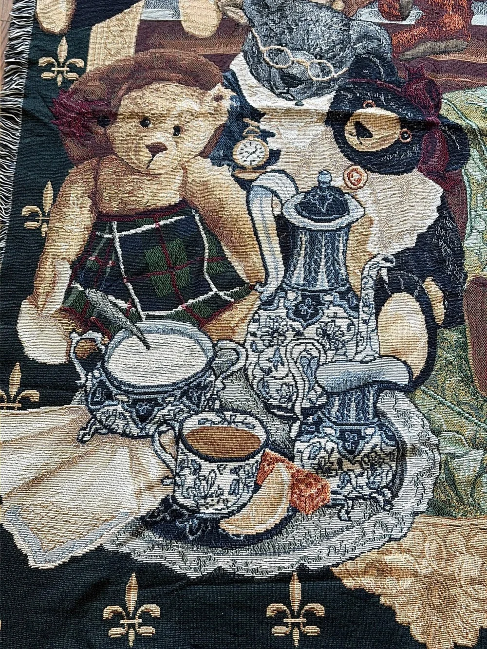 Boyds bears throw blanket the family